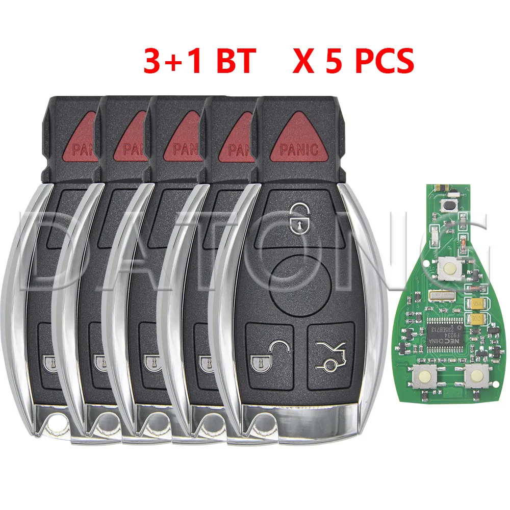 

Datong World 5 шт./лот автомобильный дистанционный ключ для Mercedes Benz A C E S Class 315 МГц 433 МГц NEC $ BGA неинтеллектуальная замена пустого ключа