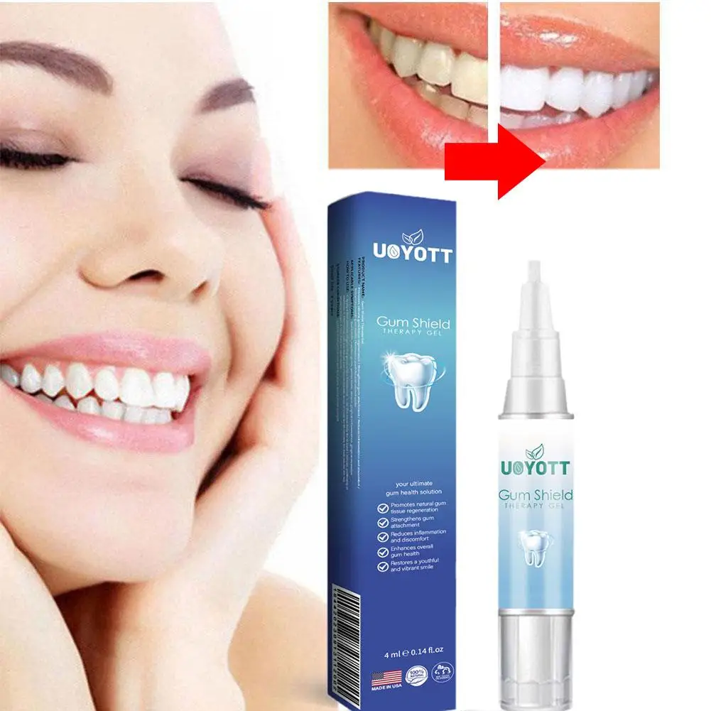 

4ml Gum Therapy Gel Teeth Whitening Essence Pen, Fast To Remover Oral Whiten Effective Deep Care Teeth Clean Teeth, Teeth S P4A0
