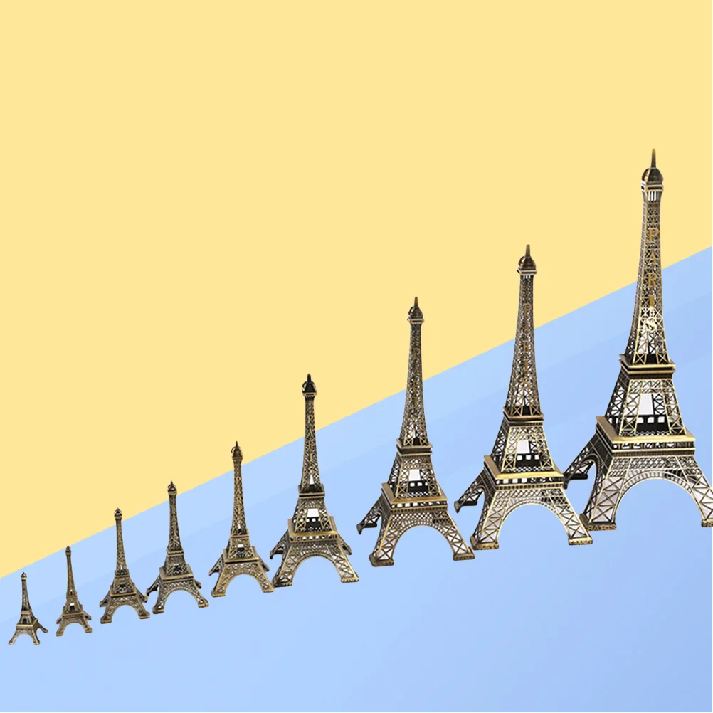 Фигурка Эйфелевой башни статуи для домашнего декора металлическая модель