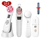 RF Ультразвуковой косметический инструмент, массажер для лица, устройство для скребка кожи, подтяжка и укрепляющий нано-отпариватель для лица, эссенция