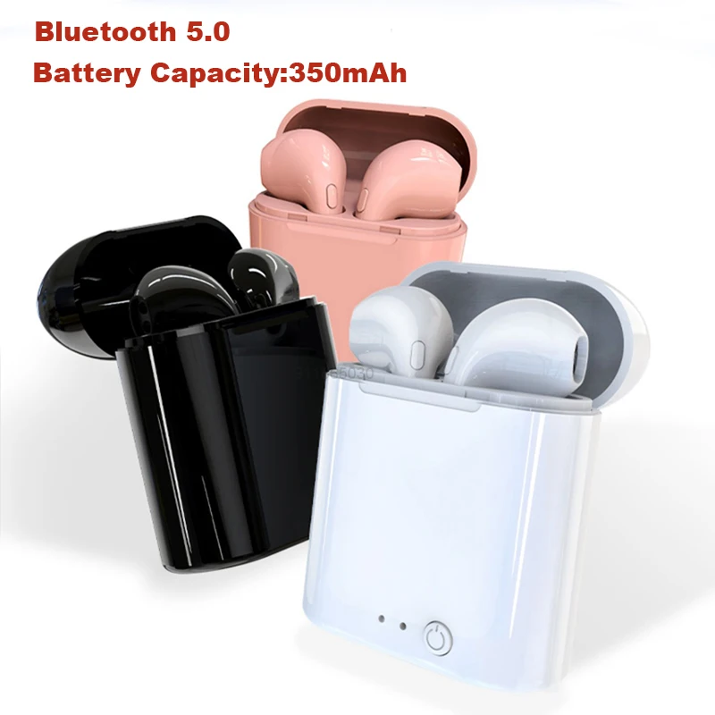 

TWS Wireless Earphones Bluetooth 5.0 Mini Earbuds with Charging Case Sports Handsfree Headset for iPhone Xiaomi Huawei