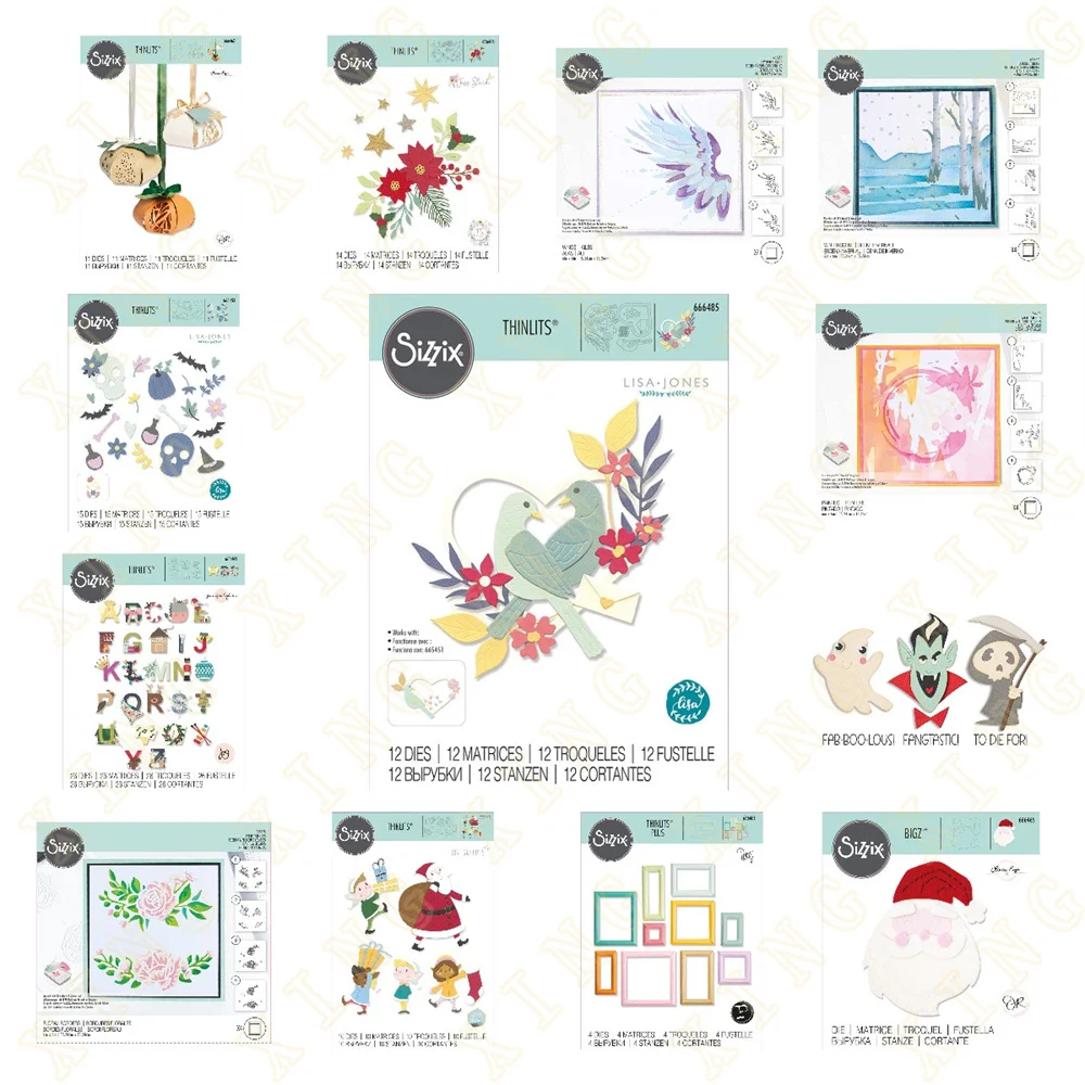 

Floral Borders New Metal Cutting Dies Stencils for Scrapbooking Stamp Photo Album Decorative Embossing Template DIY Paper Cards