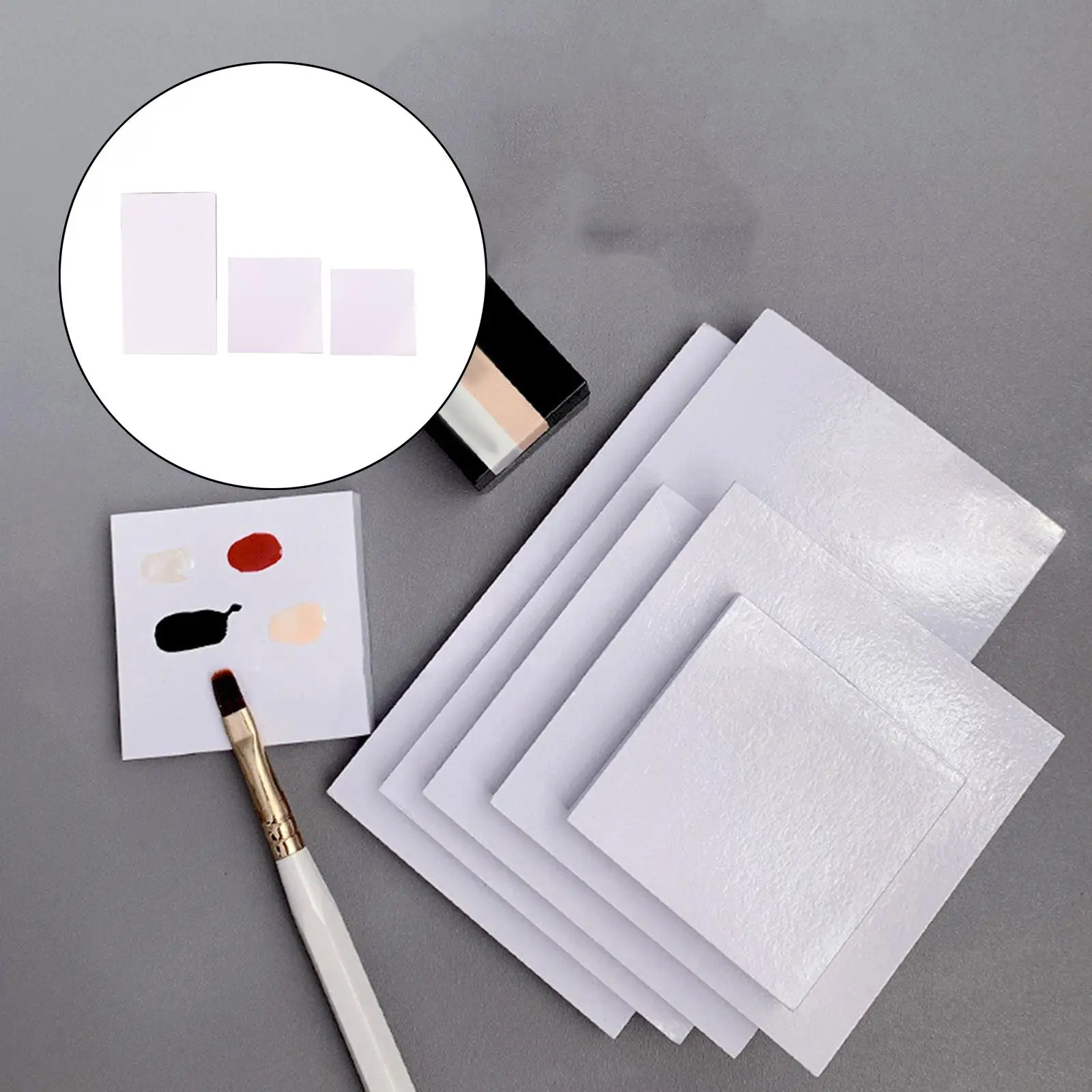 50 шт./набор бумажные палитры для смешивания гель-лака