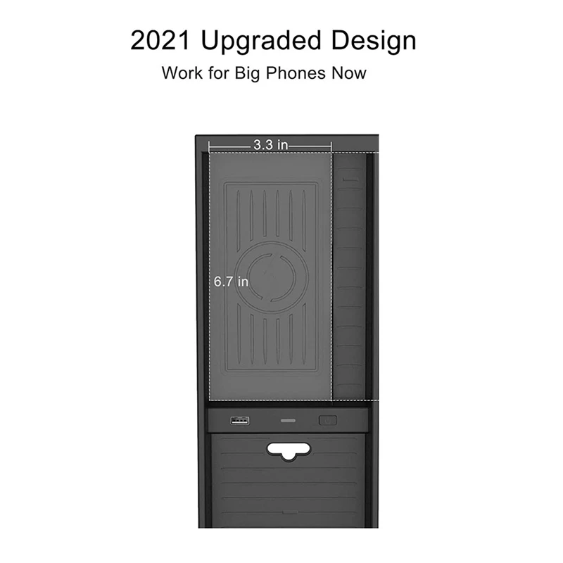 10 Вт автомобильное беспроводное зарядное устройство центральная консоль