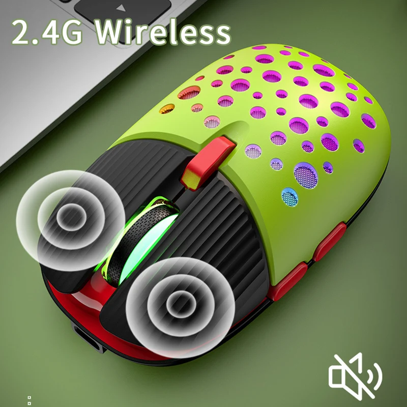 Беспроводная оптическая мышь 2 4G перезаряжаемая мультяшная компьютерная