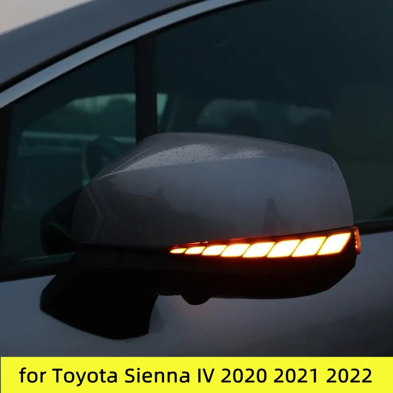 

for Toyota Sienna IV 2020 2021 2022 Dynamic LED Sequential Indicator Mirror Turn Light Signal