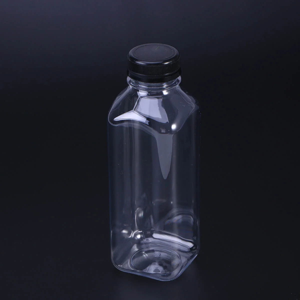 

Bottles Storage Bottle Juiceempty Caps Water Mini Reusableplastic Juicing Lids Containers Pet Jars Favor Drink Fridge8Oz