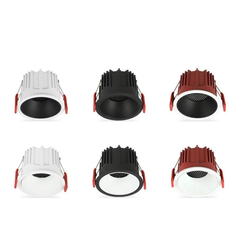 Круглый безрамочный монолитный блок искусственных элементов 7 Вт 9 12 15 18 24