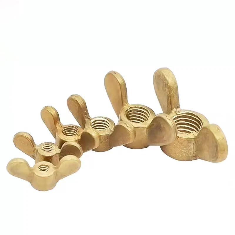 

1/5/10/20pcs Butterfly Nut Brass M3 M4 M6 M8 M10 M12 Hand Tight Nut DIN315 GB62