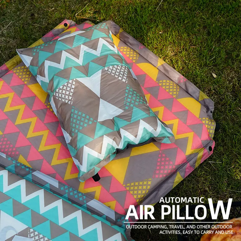 

Outdoor Automatic Inflatable Pillow PVC Leisure Travel Camping Tent Portable Pillow Office Lunch Break Sleeping Pillow