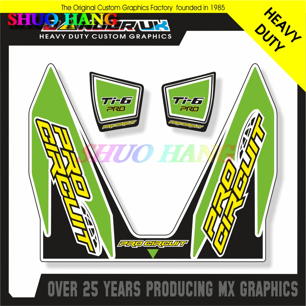 

PRO CIRCUIT T6 TI-6 T4 ВЫХЛОПНЫЕ АВТОМОБИЛЬНЫЕ НАКЛЕЙКИ Сверхмощные виниловые автомобильные аксессуары для мотокросса Спортивные украшения ЗЕЛЕНЫЙ Красный Синий