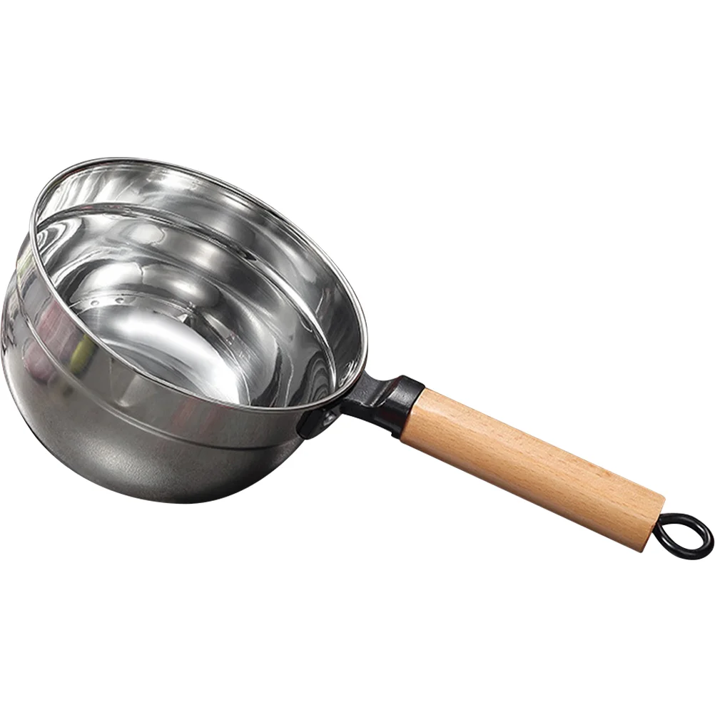 

Water Ladle Scoop Dipper Kitchen Bath Bathing Stainless Steel Ladles Bathroom Metal Handle Japanese Longspoons Waterfall Cup