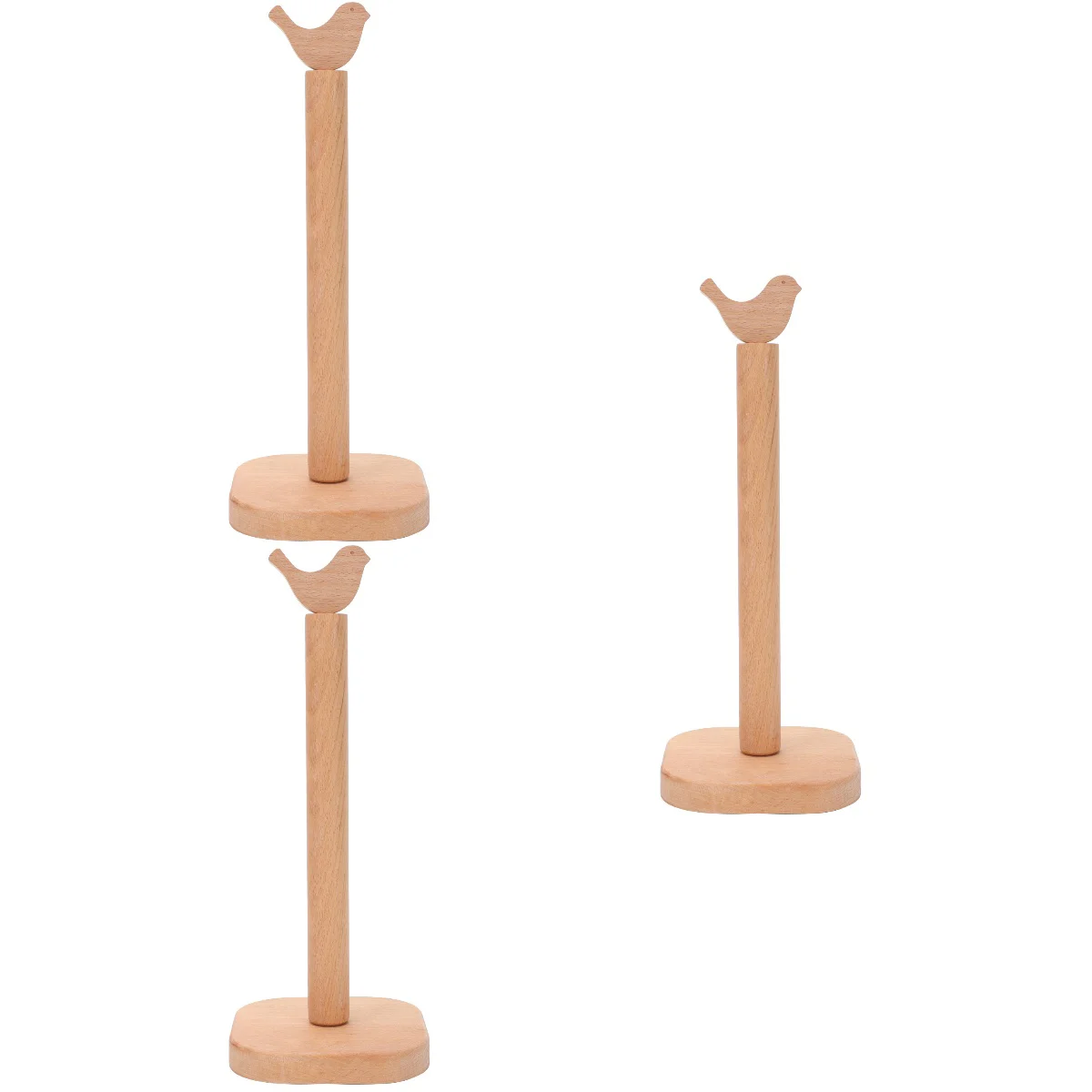 

3 pcs Vertical Tissue Shelf Household Roll Paper Shelf Desktop Storage Rack