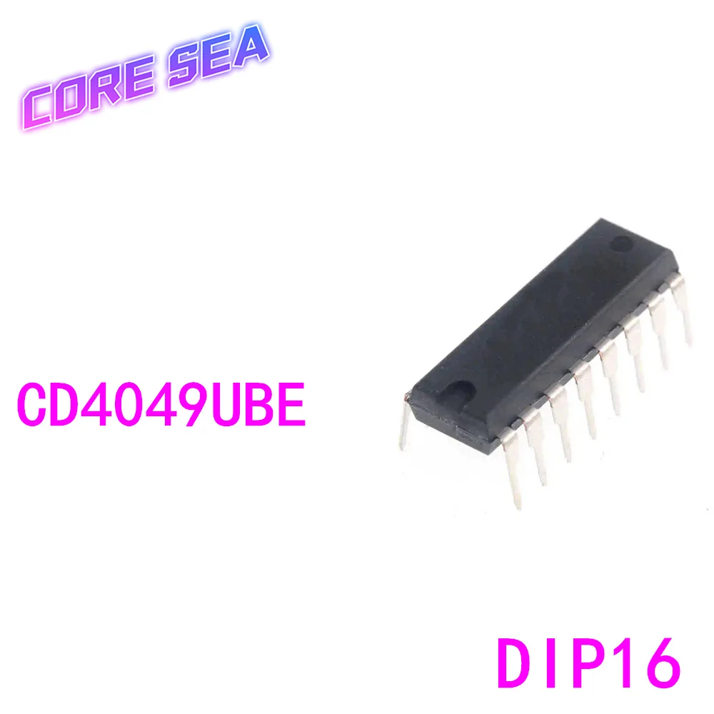 

10 шт. CD4049UBE CD4049BE встроенный DIP16