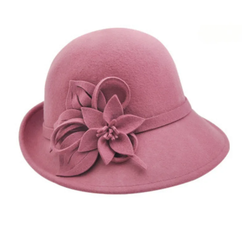 

Woman Autumn And Winter Party Formal Hat England Fashion Irregular 100% Wool Felt Hats
