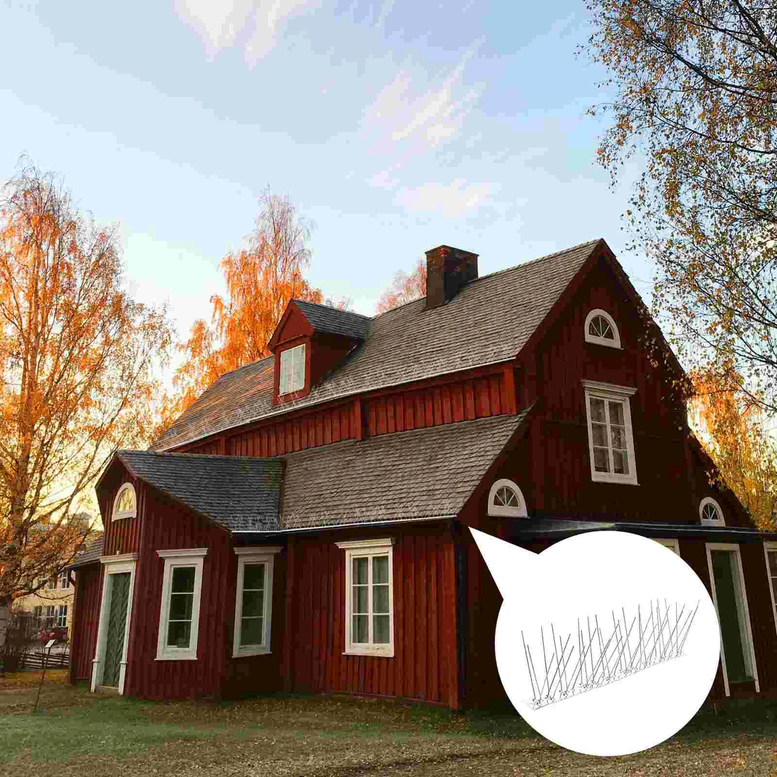 

Bird Spikes Stainless steel Pigeon Deterrent Spikes Small Birds Fence Spikes for Outdoor Wall Fence Patio Porch Balcony Windows