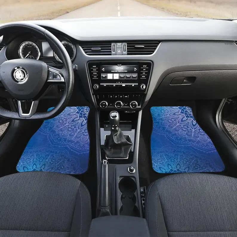 

Blue Mandalas Car Floor Mats, Car Floor Mats Set, Floor Mats for Car