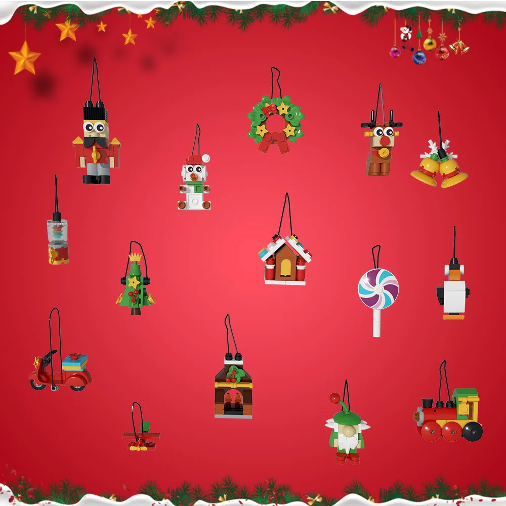 24 украшение для рождественской вечеринки подвесной кулон