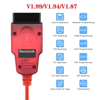 renolink v1 99 v1 94 v1 87 for renault car obd 2 ecu programmer airbg reset obd2 auto diagnostic tool ecm uch key programmer