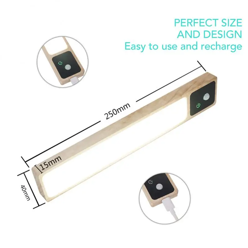 

Cabinet Light For Bedroom Kitchen Usb Touch 1w Led Dormitory Closet Wardrobe Lamp Mildew Proof Camphor Wood Insect Repellent