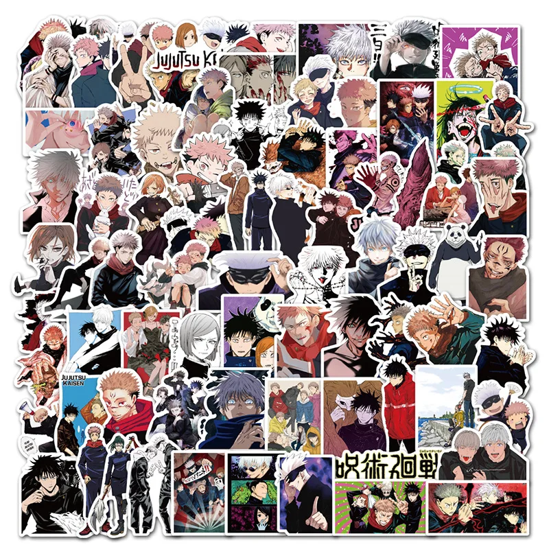 20/50/100Pcs Jujutsu Kaisen Anime Graffiti Stickers for Lapt