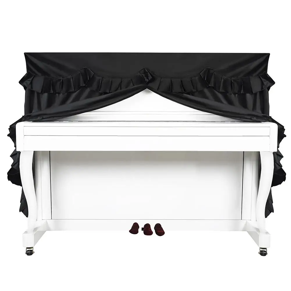 

Чехол для пианино с 88 клавишами полная Пылезащитная защита от столкновений современный минималистичный Вертикальный чехол для пианино из ткани