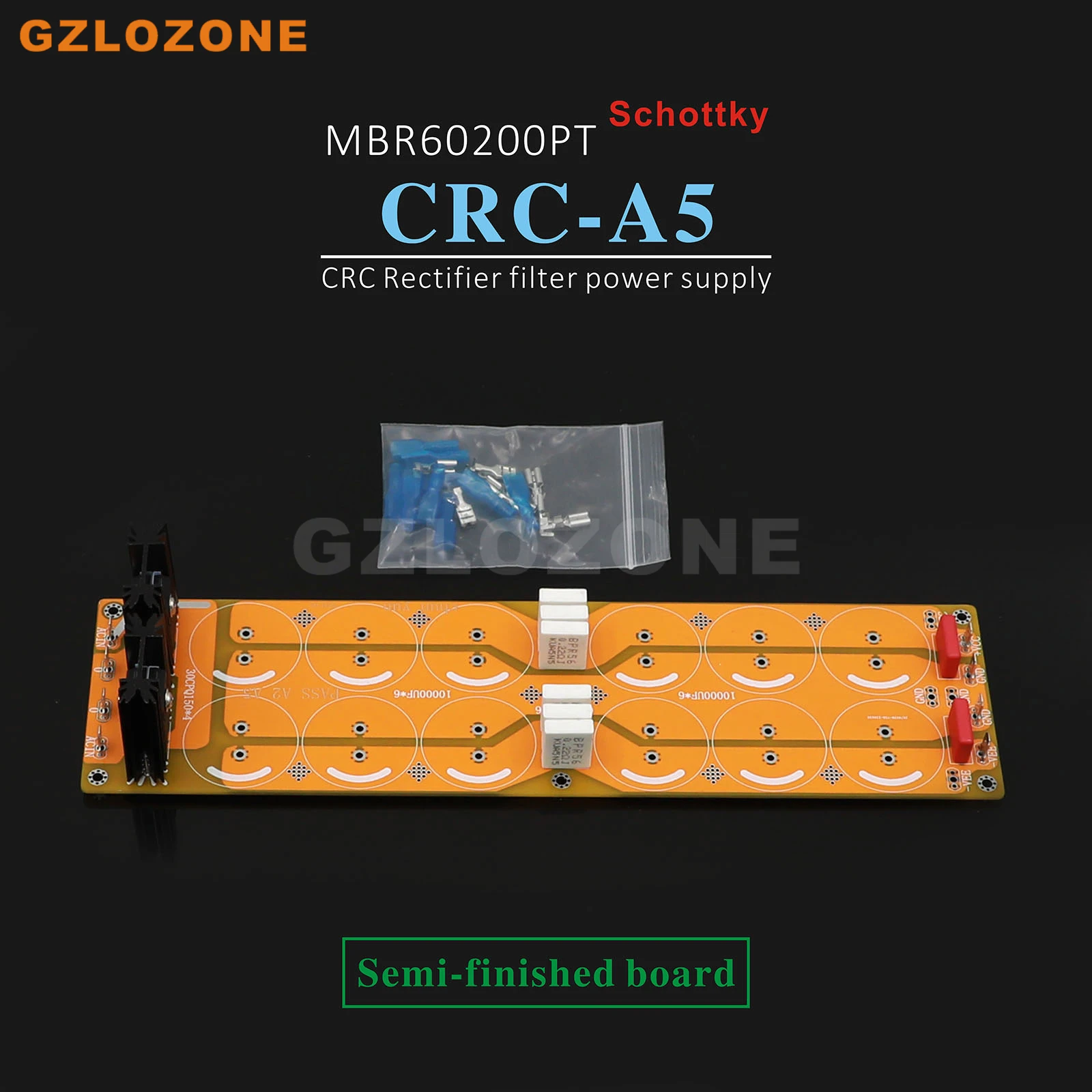 

CRC-A5 Hi-Fi чистый усилитель класса A, выпрямитель Schottky, набор для самостоятельной сборки фильтра, полуготовая плата для PASS A3/A5