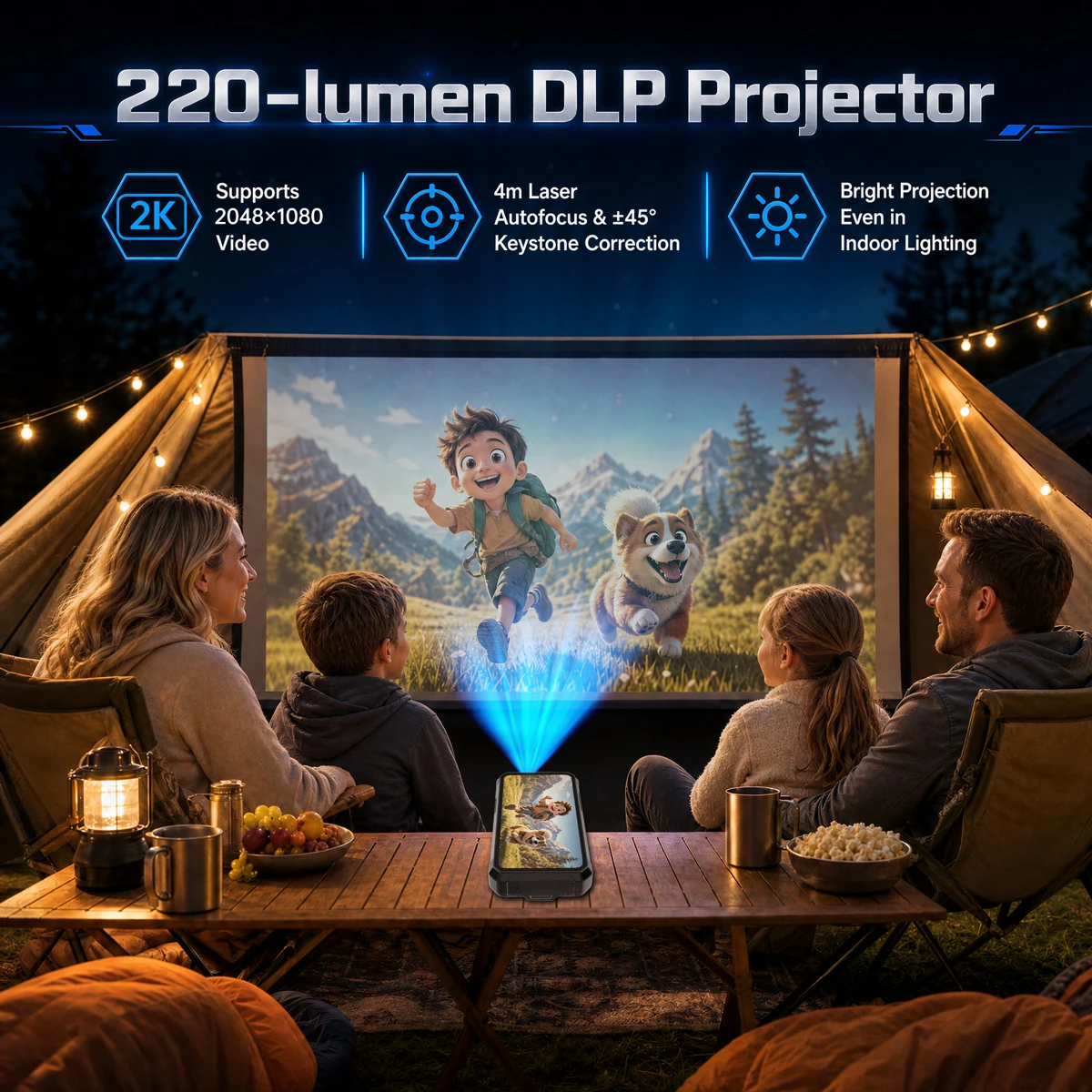 Фото 8849 TANK 5 Unihertz 2K Projector Rugged Smartphone с eSIM, процессором Dimensity 9400e, 3K AMOLED-дисплеем, батареей 17600 мАч, яркостью 220 люмен, 18 ГБ ОЗУ + 512 ГБ памяти, Wi-Fi 7 №4