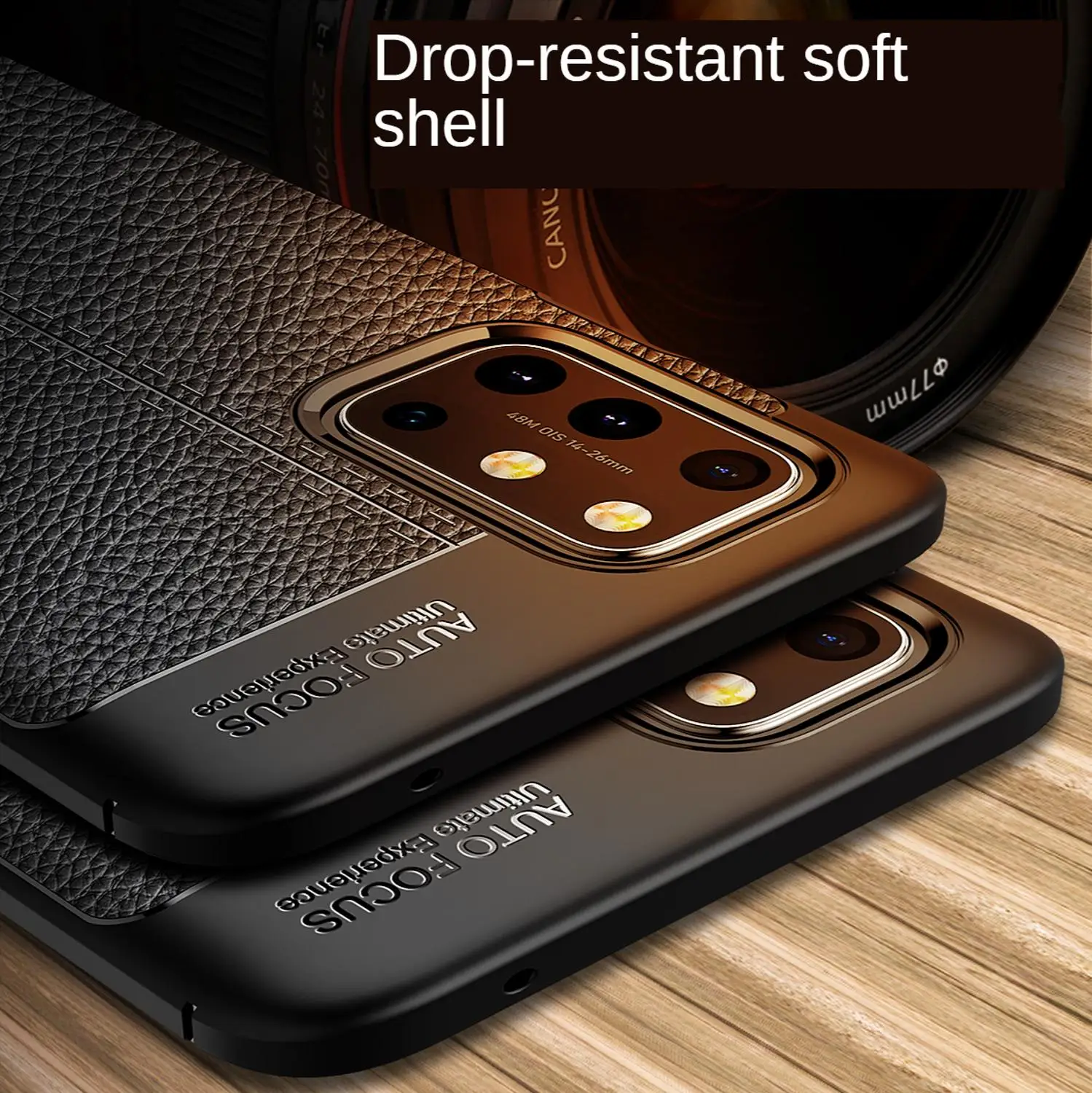 

For OnePlus 8T 8 9 10 Pro 9R 9RT Nord CE 2 5G N10 N20 N100 N200 Case Luxury Litchi Grain Pattern Soft TPU Silicone Phone Cover