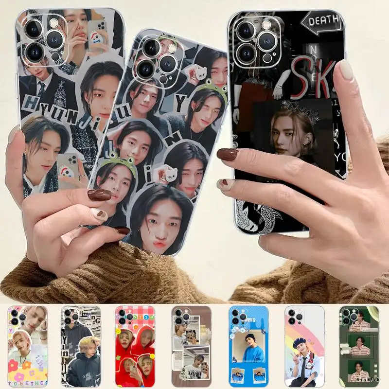 

Hwang hyunjin Stray Kids Phone Case For iPhone 8 7 6 6S Plus X SE 2020 XR XS 14 11 12 13 Mini Pro Max Mobile Case