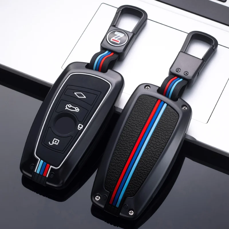 

3 4 Button Zinc Alloy Car Key Case Cover For BMW 1 3 4 5 6 7 Serie X3 X4 M5 M6 GT3 GT5 Keyless Entry Remote Protection Shell