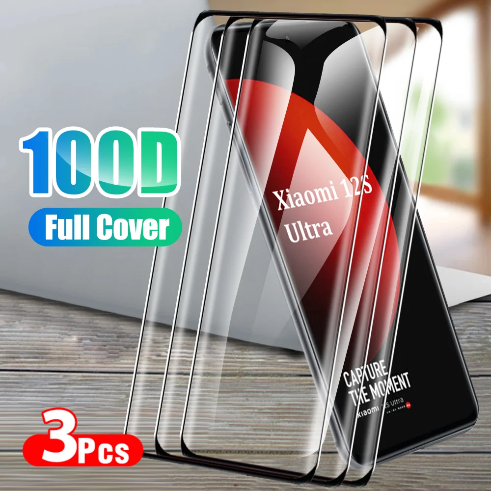 

3pcs For Xiaomi 12s Ultra Tempered Glass Screen Protector For 12 Lite 12X 12 S Pro Dimensity 12spro 12sultra Smart Phone HD Film
