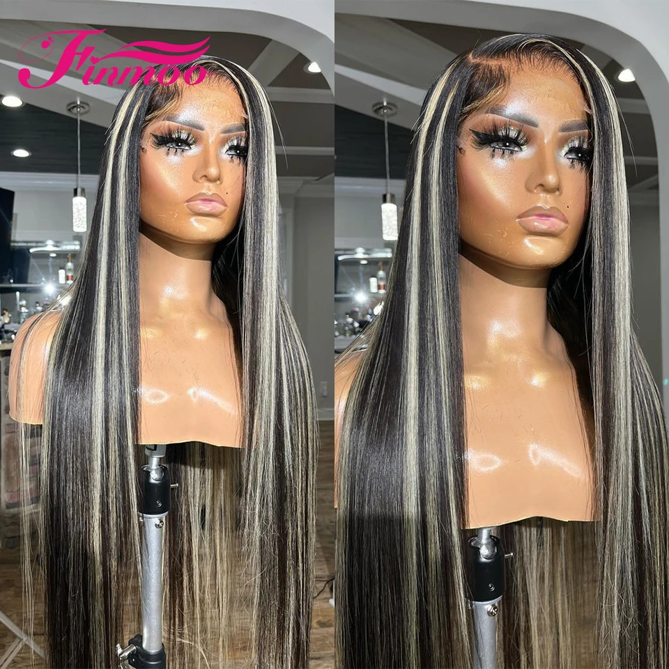 Oreo 613 Highlight Lace Front Wig Human Hair Wig For Woman 13x4 Lace Frontal Blonde Lace Front Wig Body Wave Wig Pre Plucked