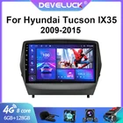 Автомагнитола 2 din на Android 10,0, мультимедийный видеоплеер для Hyundai Tucson 2 LM IX35 2009-2015, GPS-навигация, RDS IPS Авторадио