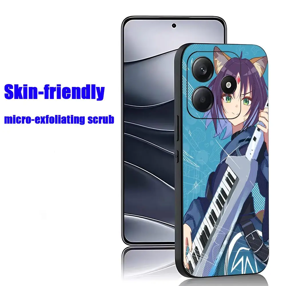 Фото Милый аниме-чехол с Кагуей для Xiaomi Redmi Note 17 15 14 13 12 11 Pro Plus S 5G 14C A3, мягкий черный чехол для телефона №3