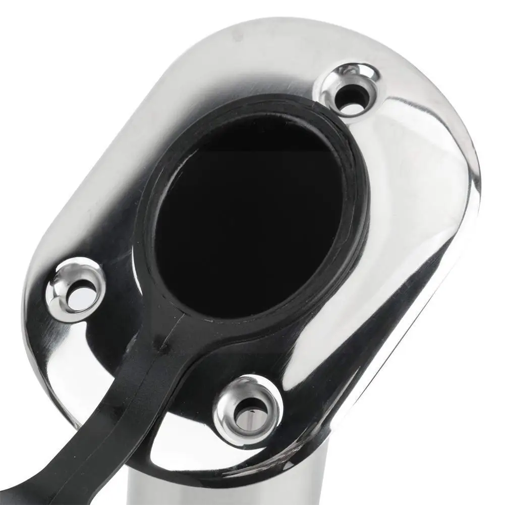 

Подставка для удочки, стальной держатель для удочки с утапливаемым креплением, 90 градусов, аксессуары для лодок, Морской стиль H7i0