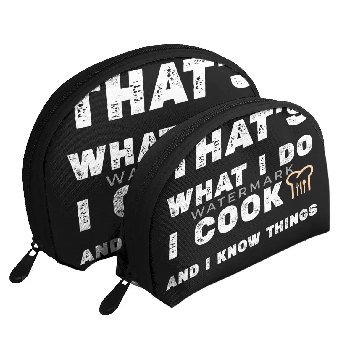 

That's What I Do I Cook And I Know Things Portable Bags Clutch Pouch With Zip Gym Personalised Pattern