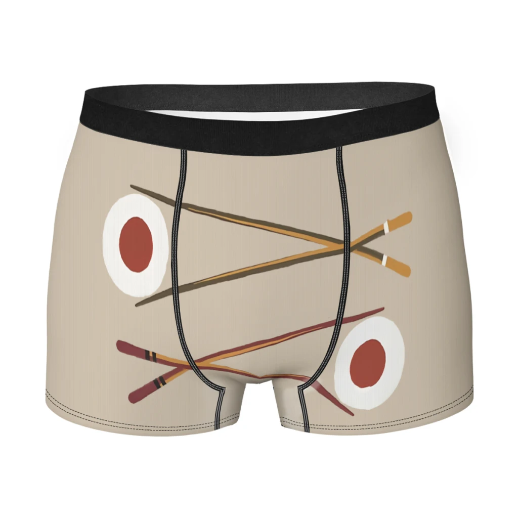 

Sushi Food Sushi Rolls And Chopsticks Underpants Breathbale Panties Male Underwear Ventilate Shorts Boxer Briefs