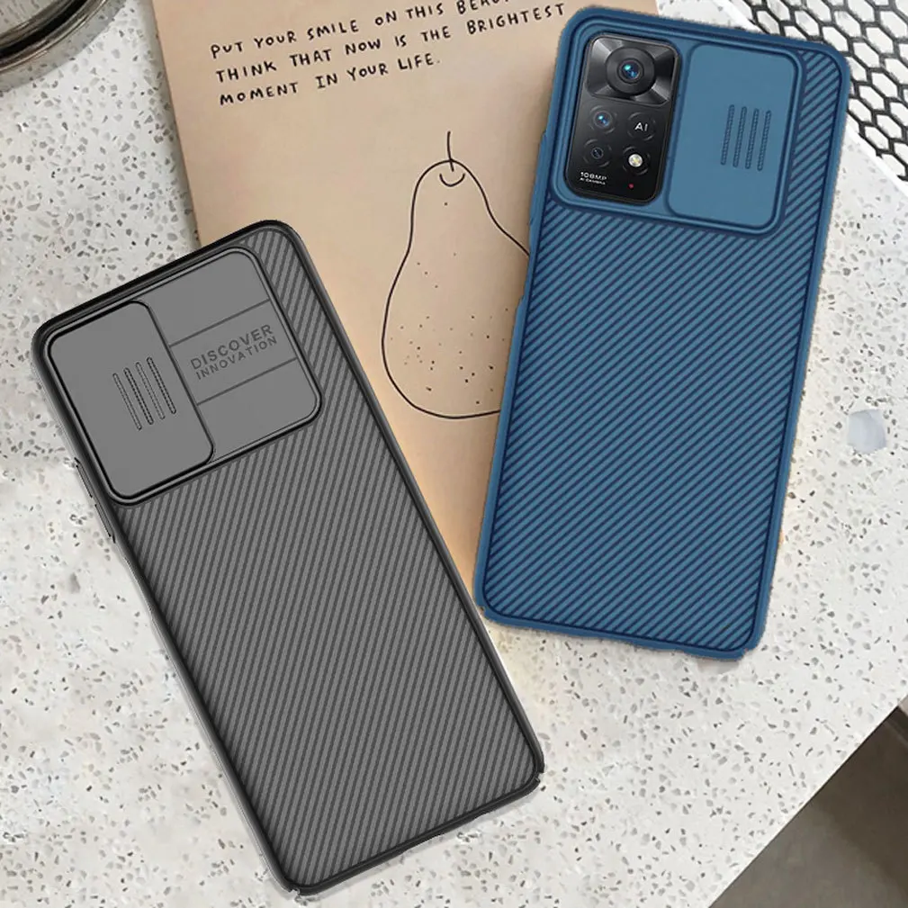 

For Xiaomi Redmi Note 11 Pro Global Version Case Nillkin Camshield Slide Lens Cover For Redmi Note 11 Pro+ Plus 11S 11T Case