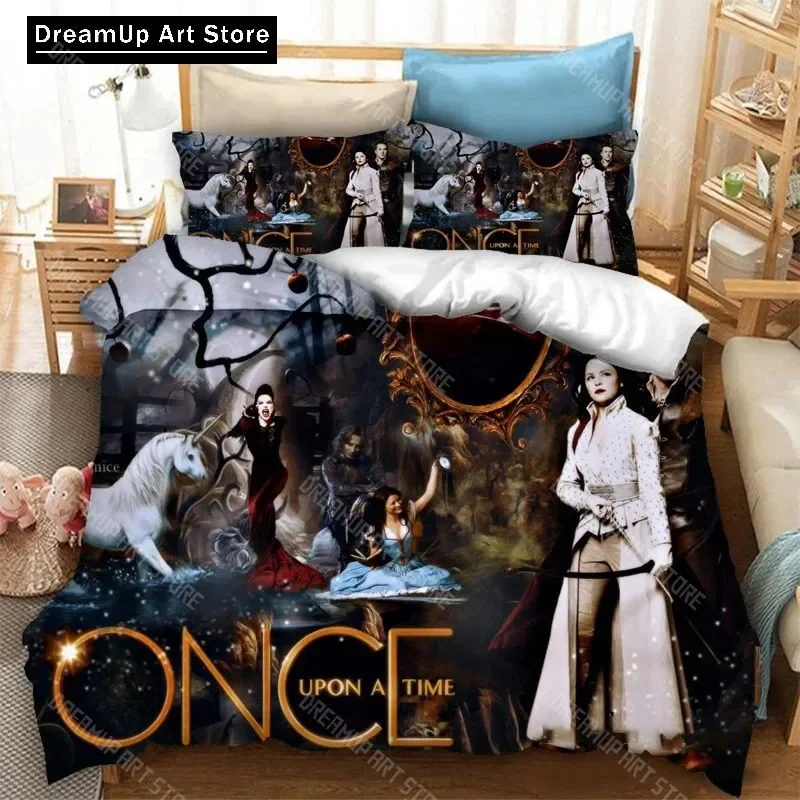 

Комплект постельного белья Once Upon A Time 3D принтом полиэстер/хлопок