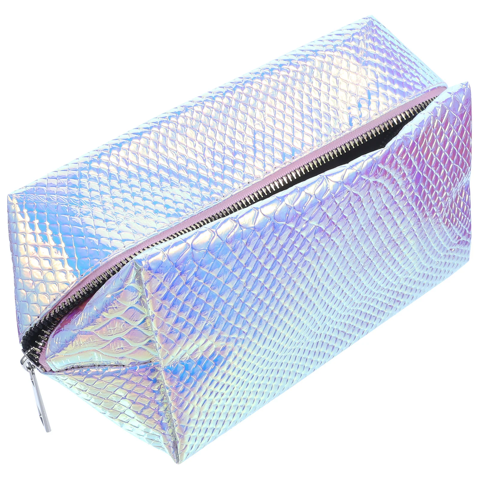 

Makeup Travel Pouch Case Multi Zipper Toiletries Shiny Comestic Wash Washing Make Women Toiletry