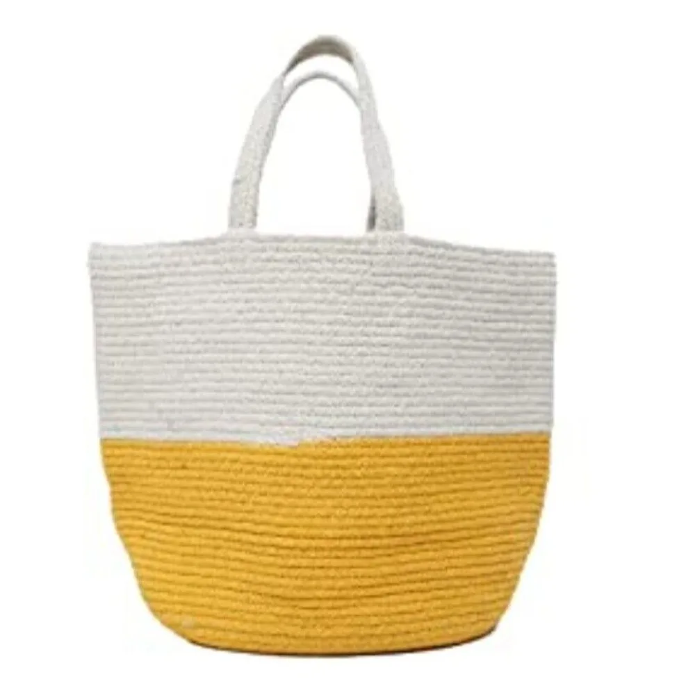 

Handbag Wide Space Storage Multi Woven Tote Bag Cotton Hand Braided Bags