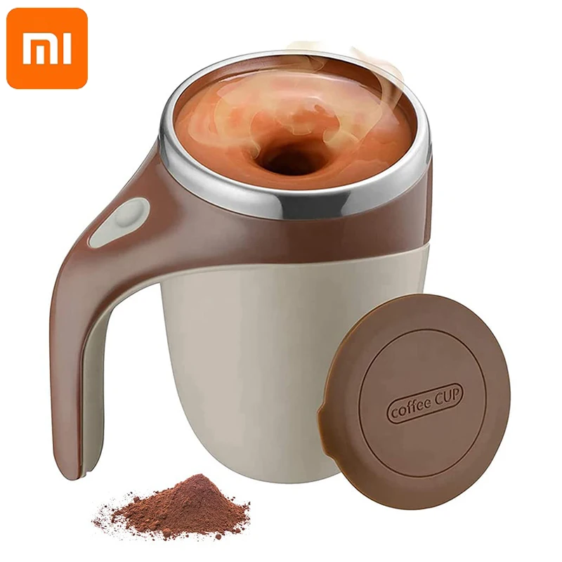 

Самоперемешивающаяся кофейная чашка Xiaomi, чашка для смешивания молока и фруктов, электрическая вращающаяся кружка из нержавеющей стали 304 д...