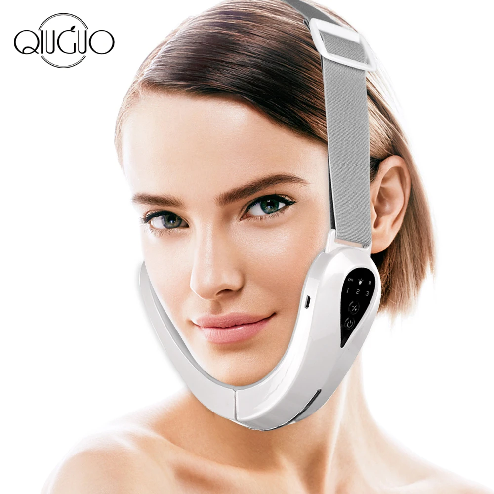 

Face Massagers Facial Lifting Device LED Photon Therapy Facial Slimming Vibration Massager Double Chin V-shaped Cheek Lift Face