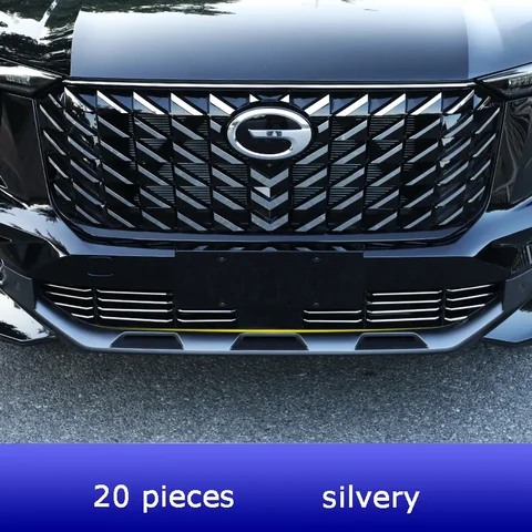 Автомобильная специальная для топливной версии, нижняя передняя решетка из нержавеющей стали, декоративная крышка средней сетки для Trumpchi GAC GS8 II 22-24