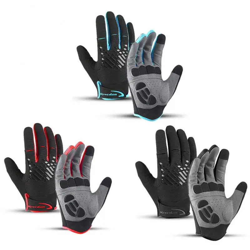 

Winter Warm Cycling Full Finger Gloves Outdoor Sports Waterproof Anti-slip Touch Screen Men Women Mittens Mountain Bike Gloves