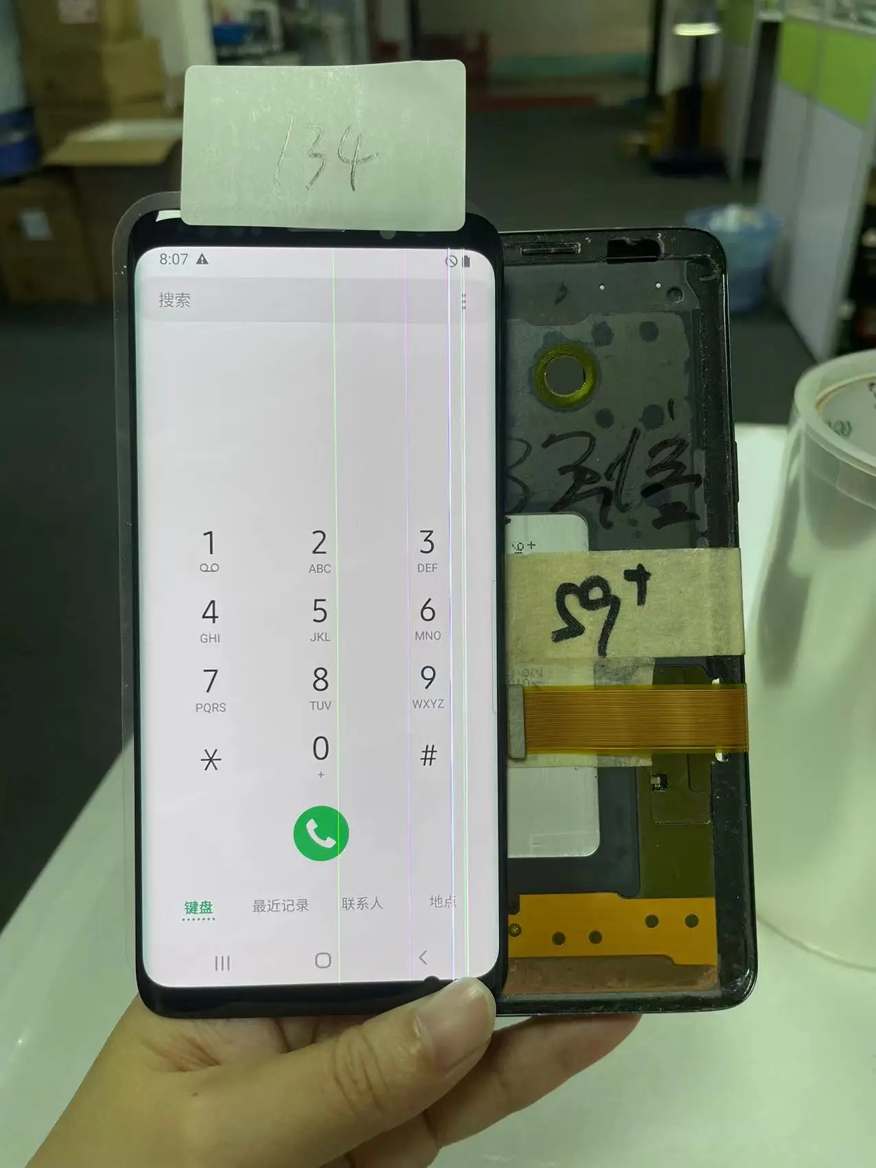 

AMOLED для Samsung Galaxy S9 G960 S9 PLUS, ЖК-дисплей с сенсорным экраном, дигитайзер, ЖК-дисплей с большой точкой