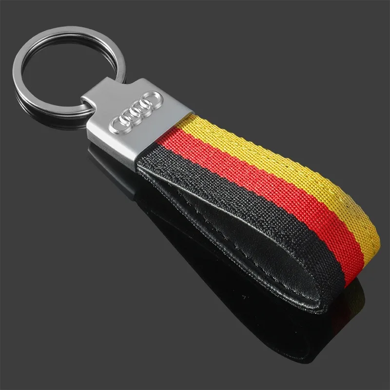 

Брелок для ключей Автомобильный, декоративное кольцо для Audi TT, A1, A3, A4, A5, A7, A8, Q3, Q5, Q7, B8, 8 в, B6, RS3, кулон с защитой от потери, аксессуары