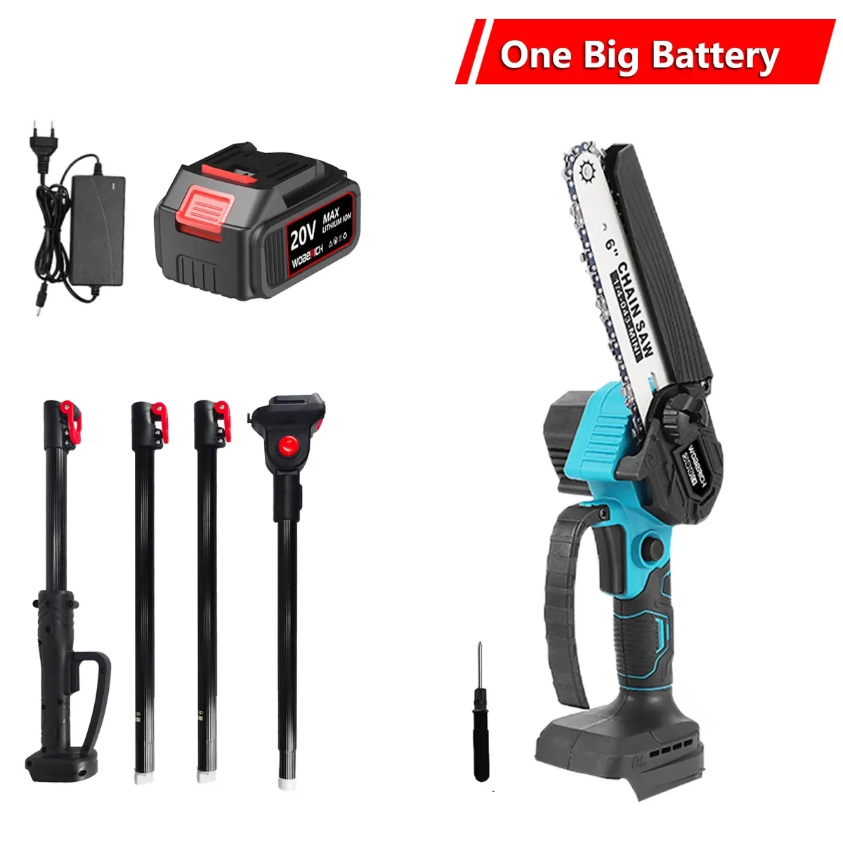 

WOBERICH Бесщеточная электрическая цепная пила для Makita