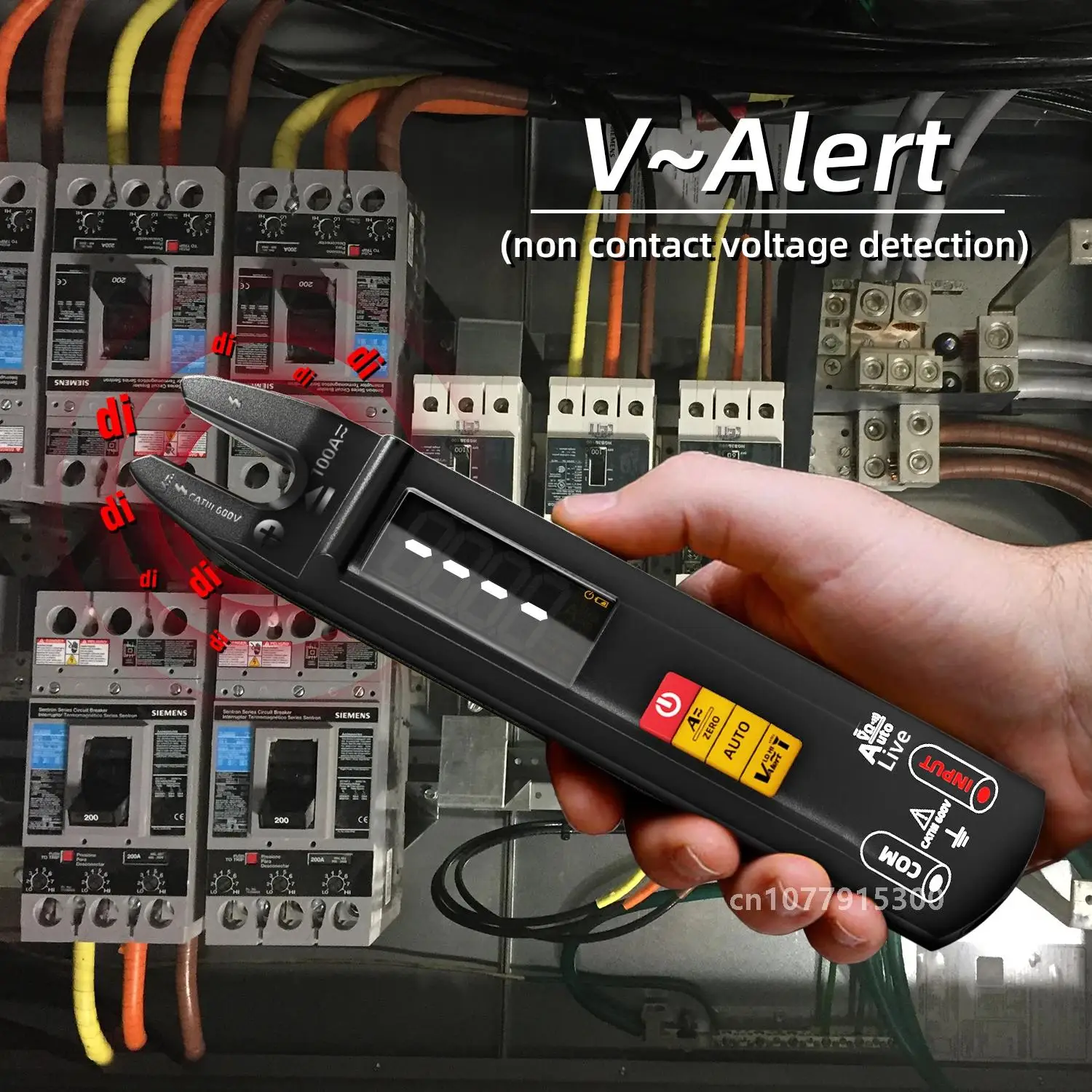 BSIDE НОВЫЕ клещи цифровой мультиметр электрический тестер U-типа умный амперметр